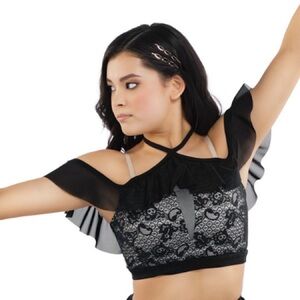 Tenth House Ether Dance Costume Crop Top M